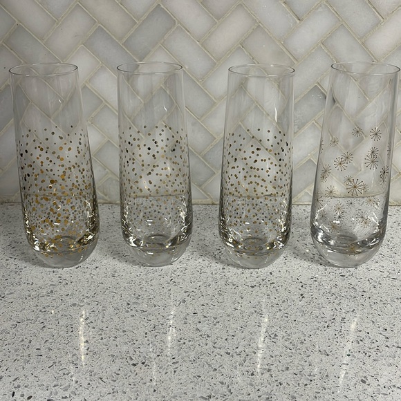 Mikasa Stemless Flute Glasses - Picture 1 of 7